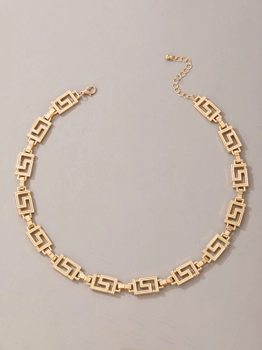 

Jewels Galaxy Brass Gold-Plated Choker Necklace