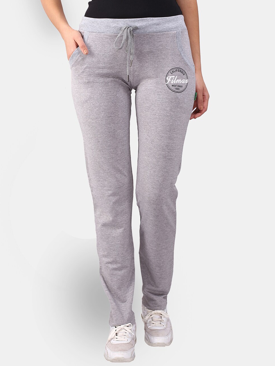 

FILMAX ORIGINALS Women Sports Track Pants, Grey melange