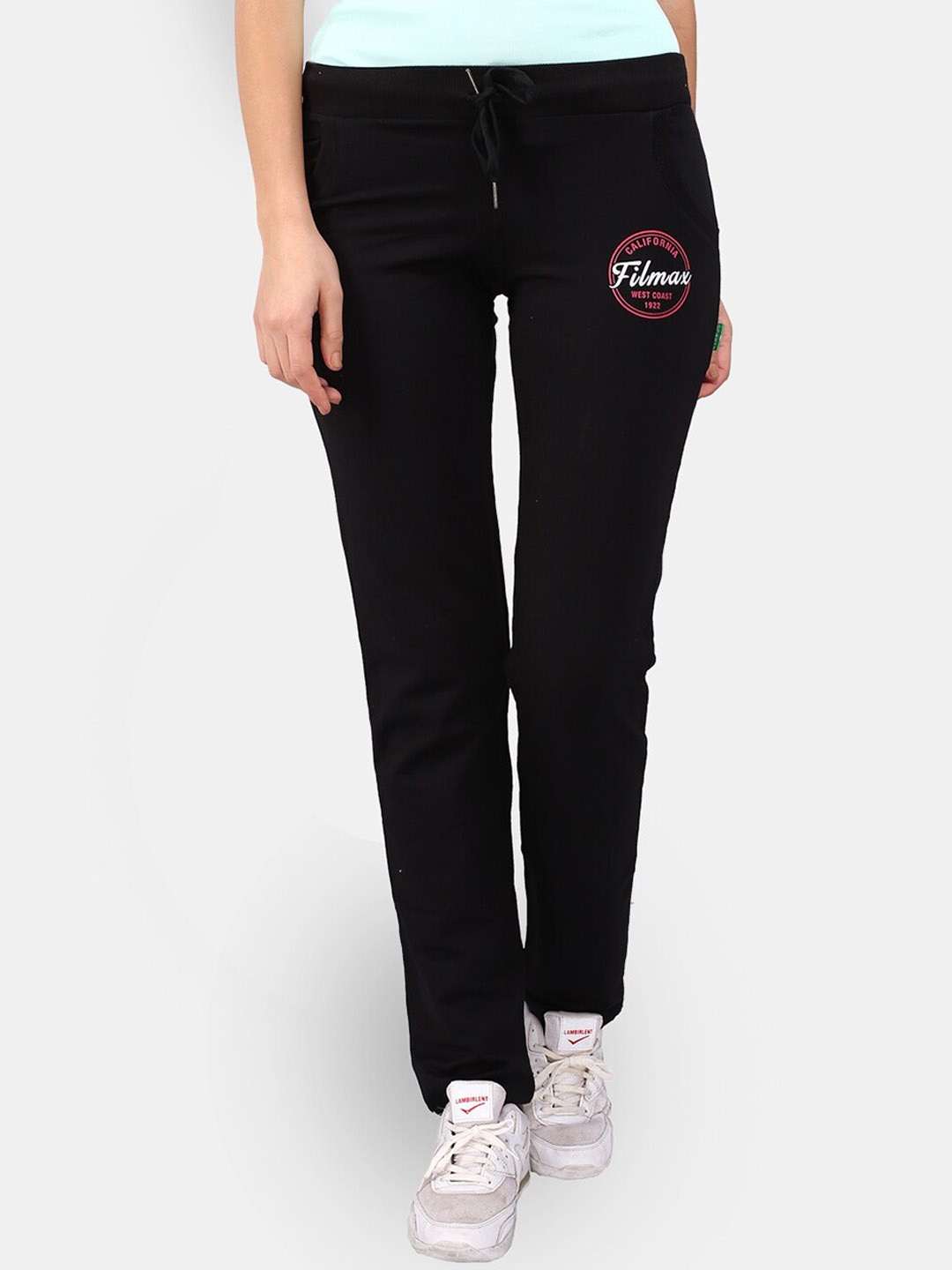 

FILMAX ORIGINALS Women Plus Size Sports Track Pant, Black