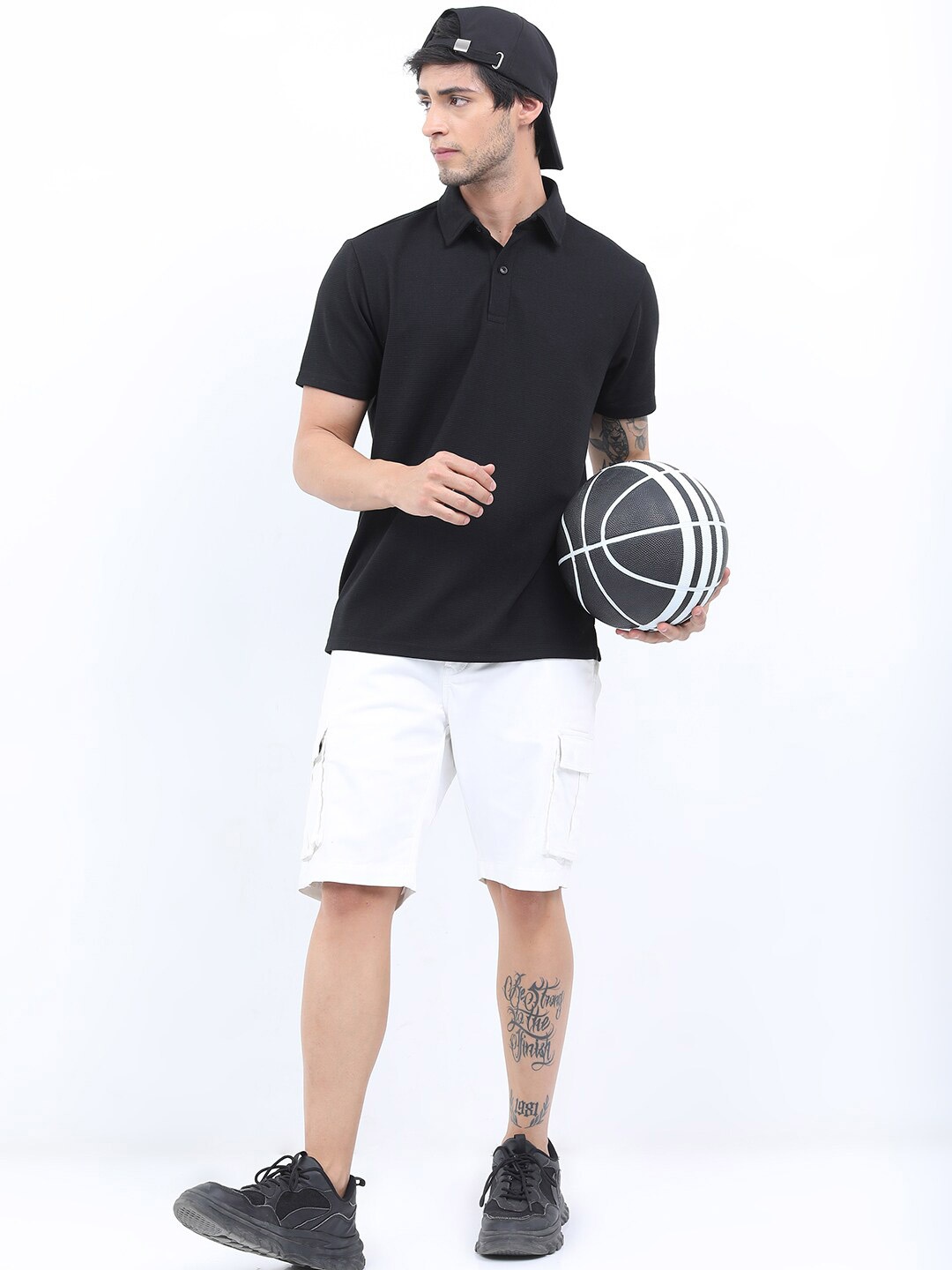 

KETCH Structured Regular Fit T-shirt, Black