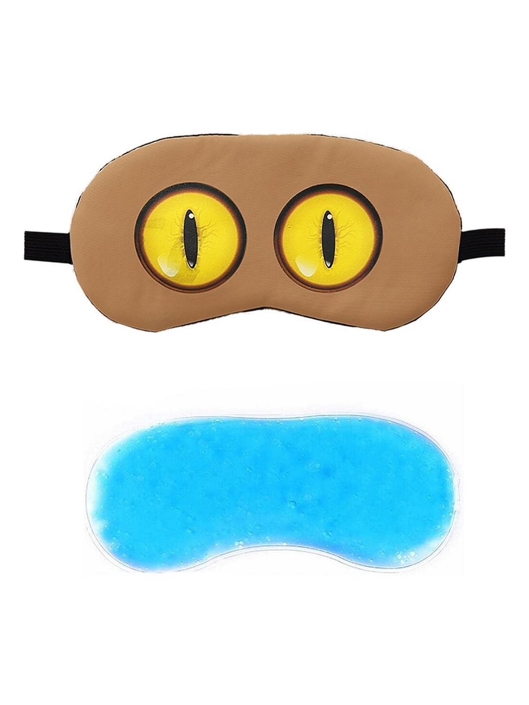 

JENNA Sleeping Eye Mask With Cooling Ice Gel, Brown
