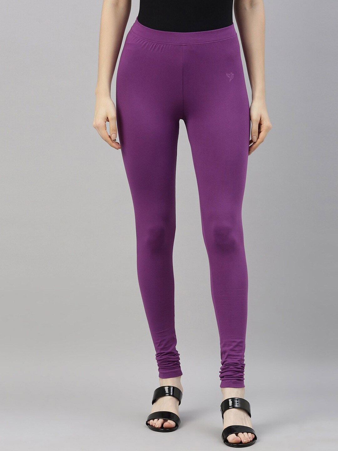 

TWIN BIRDS Churidar-Length Leggings, Purple