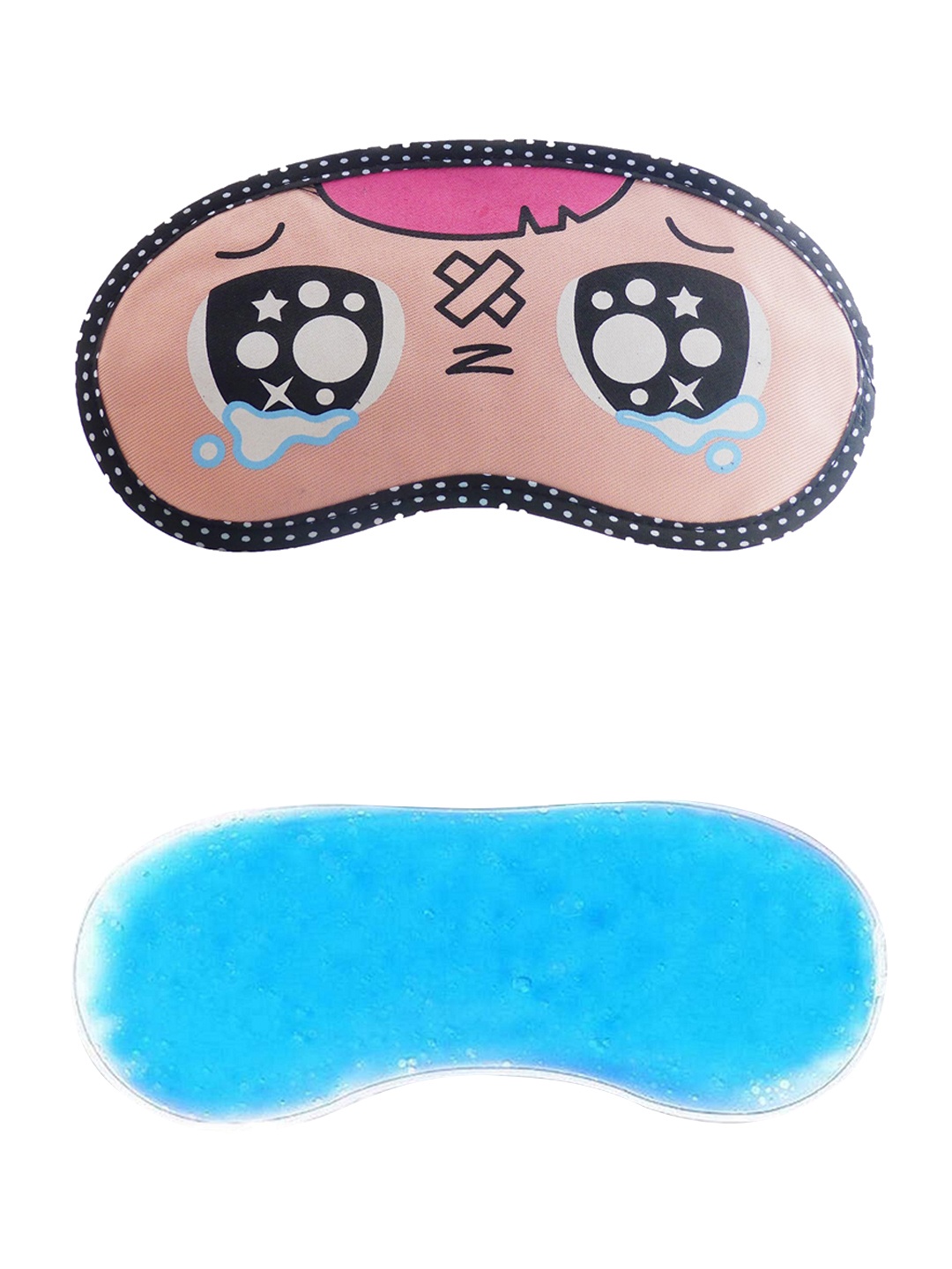 

JENNA Unisex Sleeping Eye Mask With Cooling Ice Gel, Blue