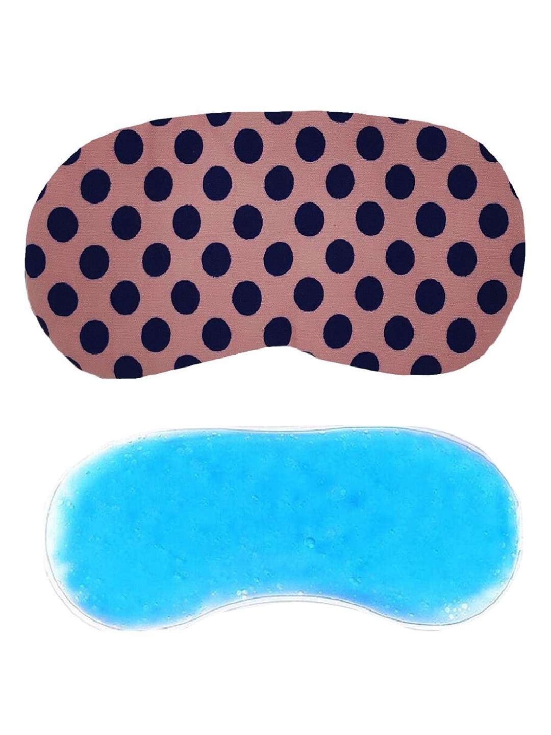 

JENNA Polka Sleeping Eye Mask With Cooling Ice Gel, Pink