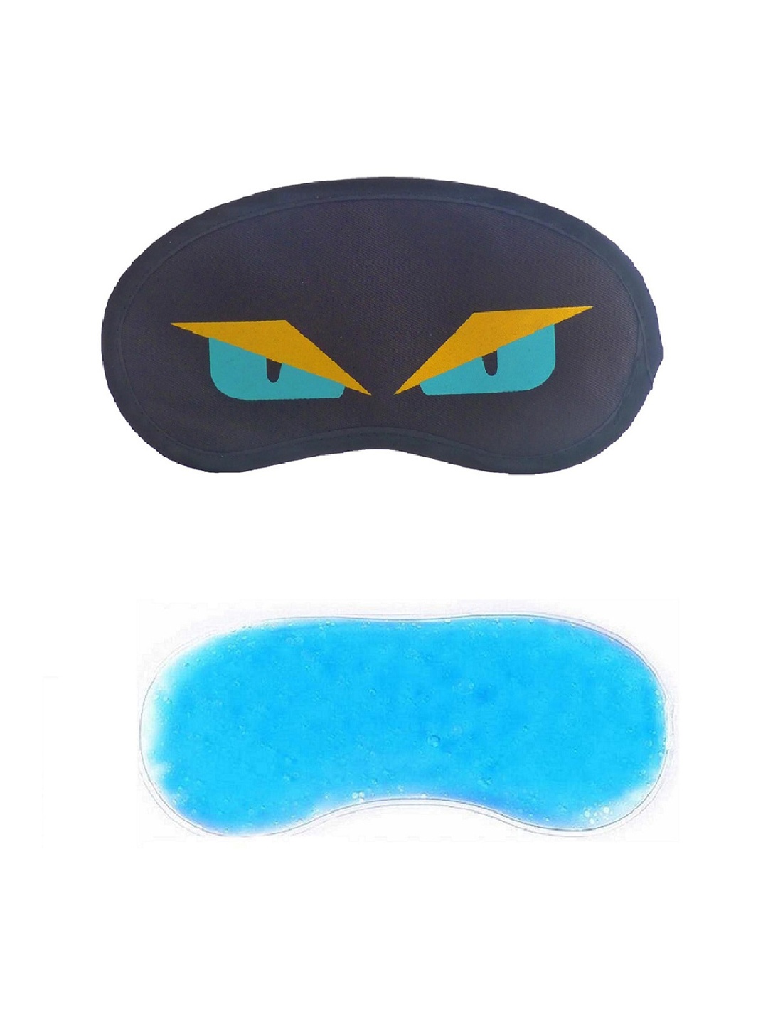 

JENNA Printed Sleeping Eye Mask With Cooling Ice Gel, Charcoal