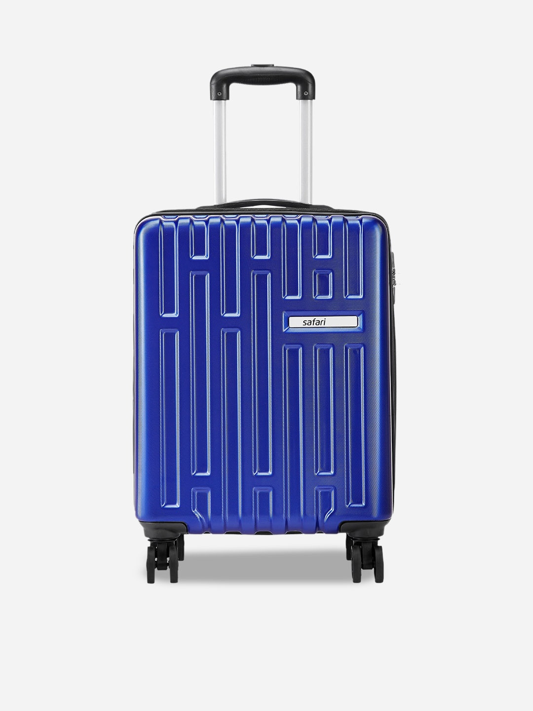 

Safari Textured Hard-Sided Cabin Trolley Suitcase, Blue