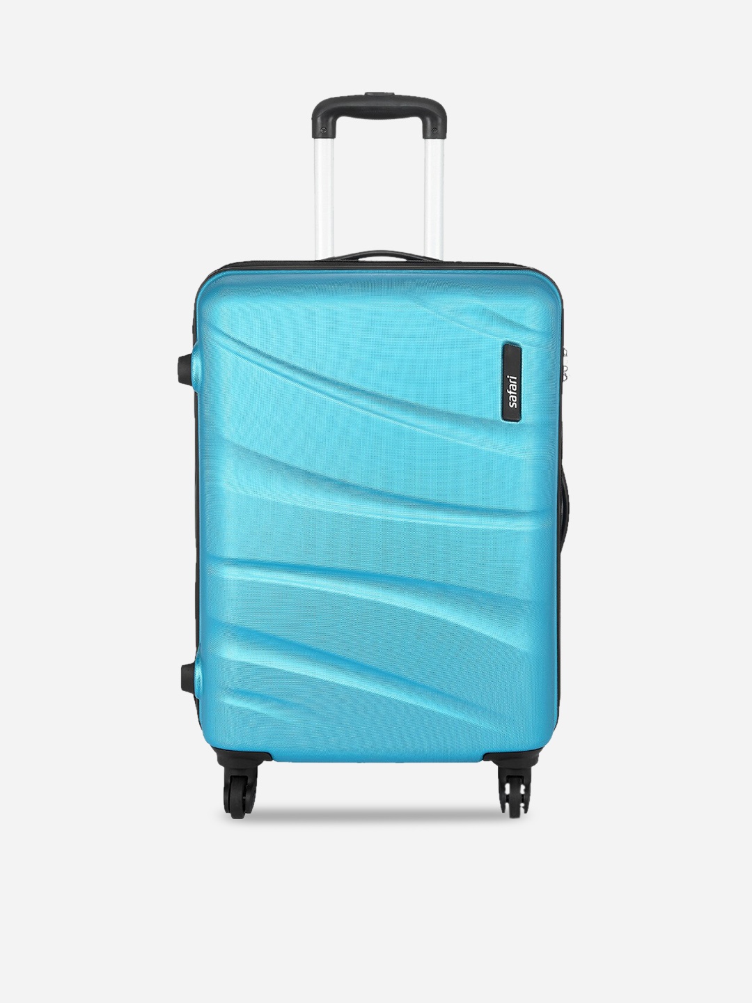 

Safari Flo Secure Textured Hard-Sided Medium Trolley Suitcase, Teal