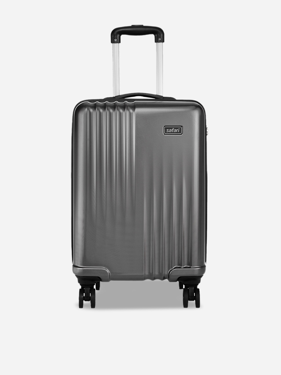 

Safari Ryder Hard-Sided Small Trolley Suitcase, Grey