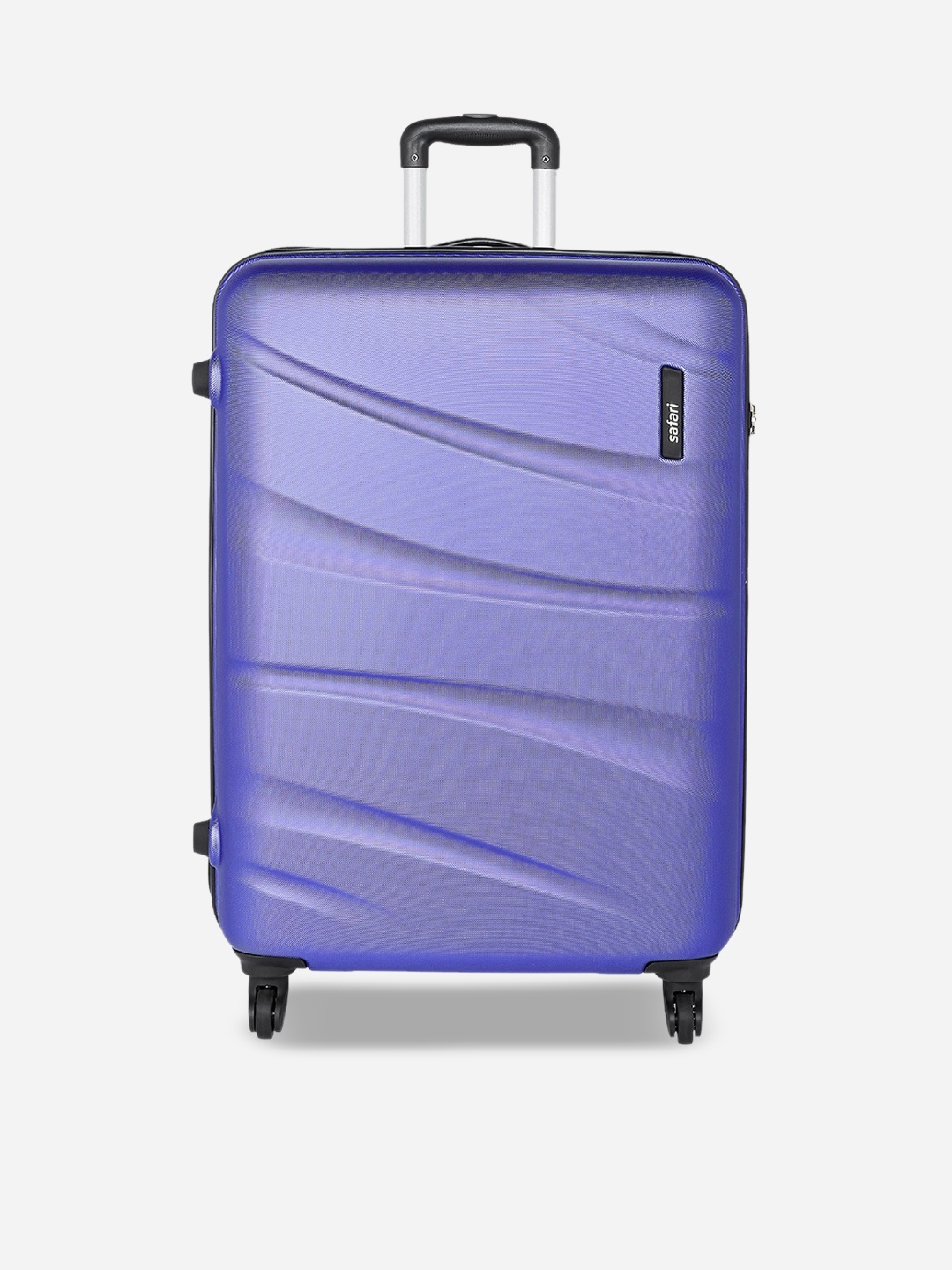 

Safari Flo Secure Textured Hard-Sided Large Trolley Suitcase, Purple