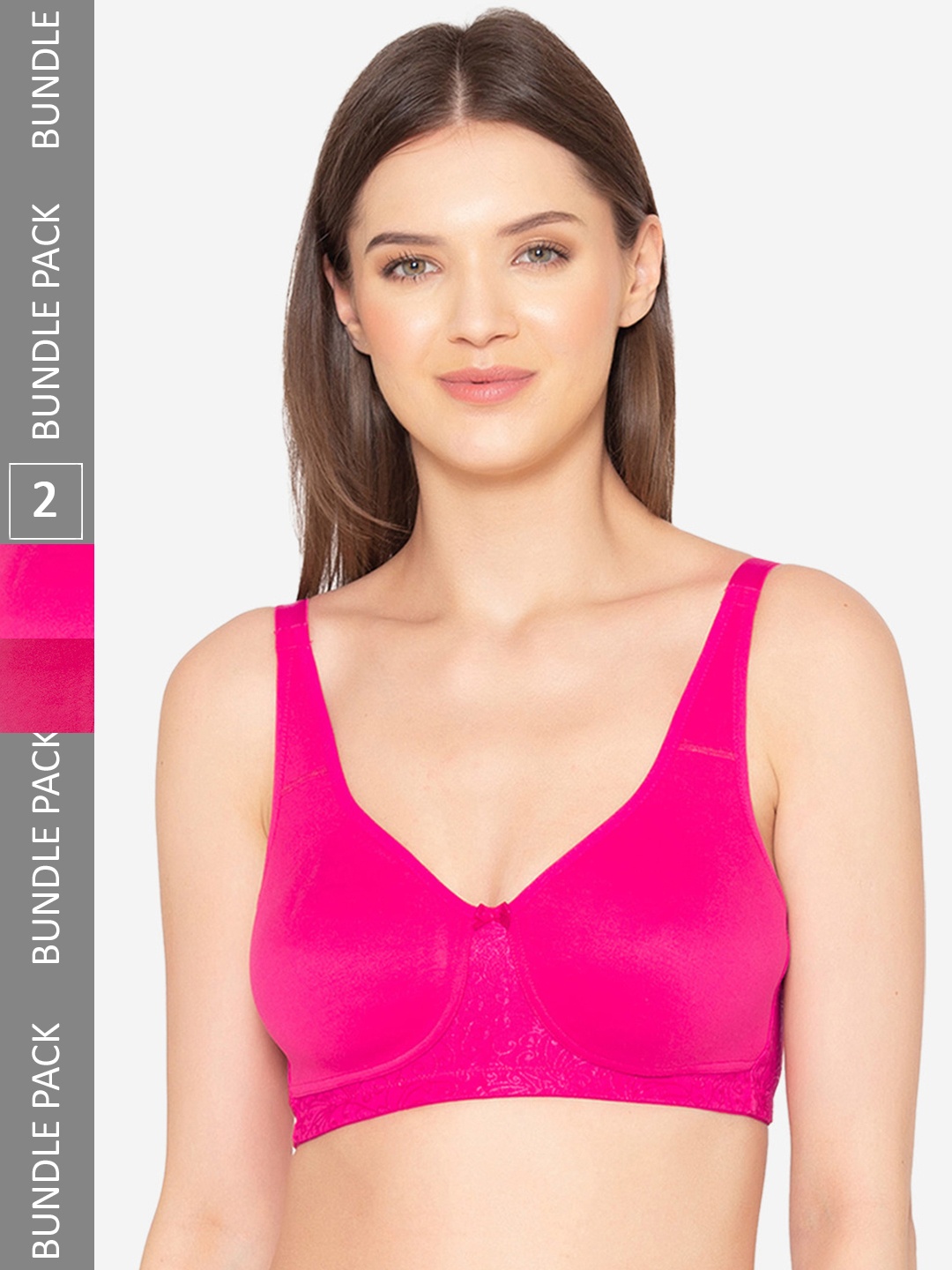 

GROVERSONS Paris Beauty Non-Padded Seamless T-Shirt Bra, Pink