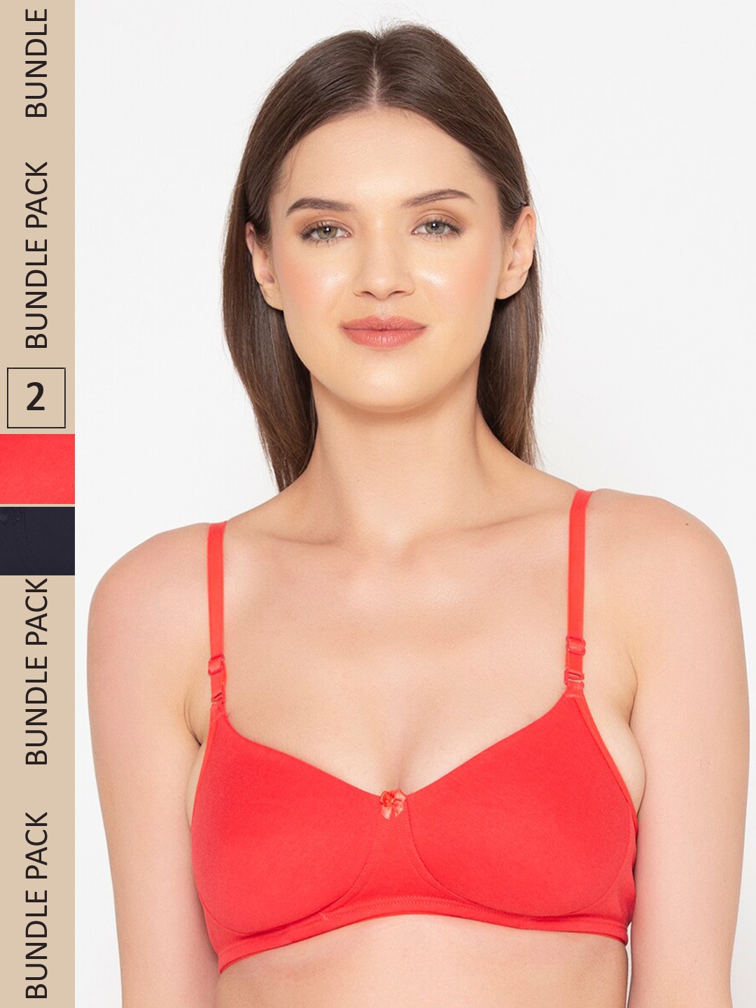 

GROVERSONS Paris Beauty Pack Of 2 Non-Padded Minimizer Bra, Black