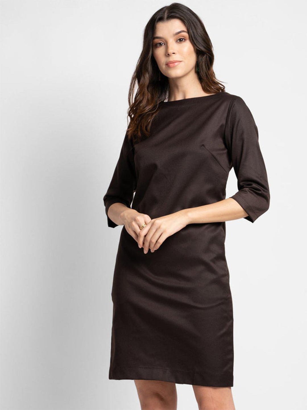 

PowerSutra Sheath Dress, Brown