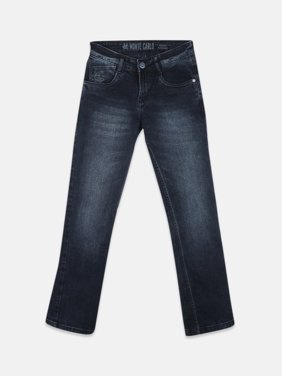 

Monte Carlo Boys Light Fade Cotton Jeans, Navy blue