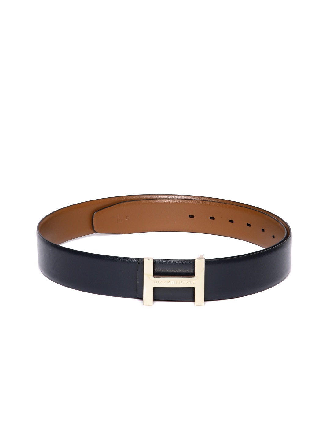 

Tommy Hilfiger Men Reversible Leather Belt, Navy blue