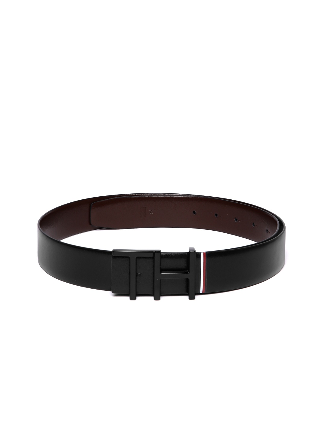 

Tommy Hilfiger Men Reversible Leather Belt, Brown