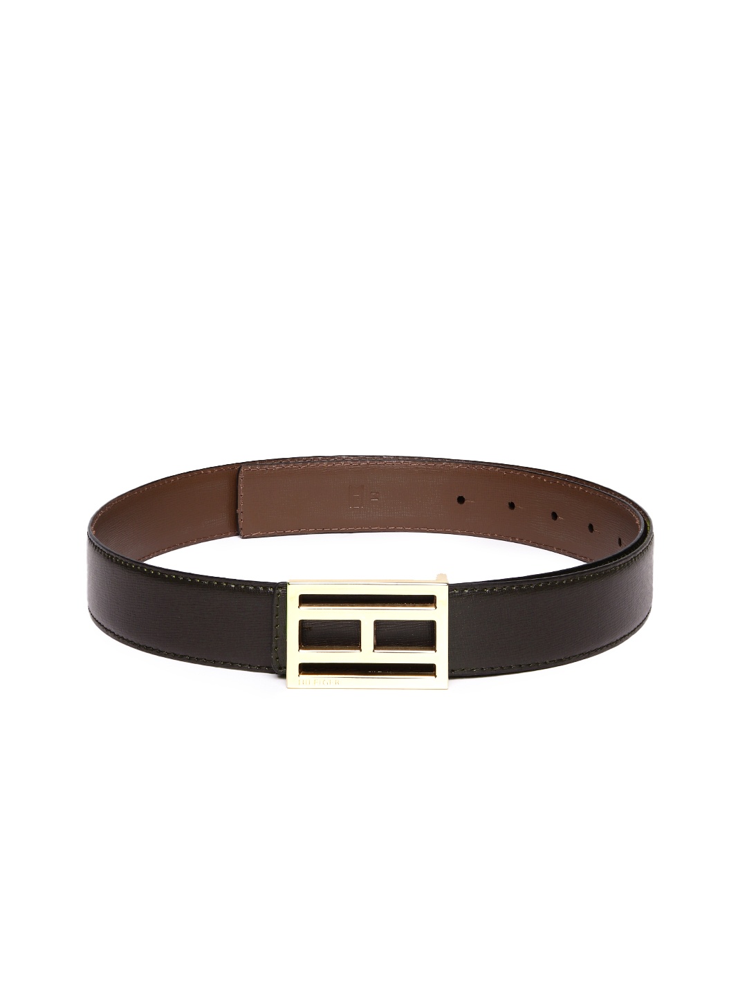 

Tommy Hilfiger Men Reversible Leather Belt, Brown