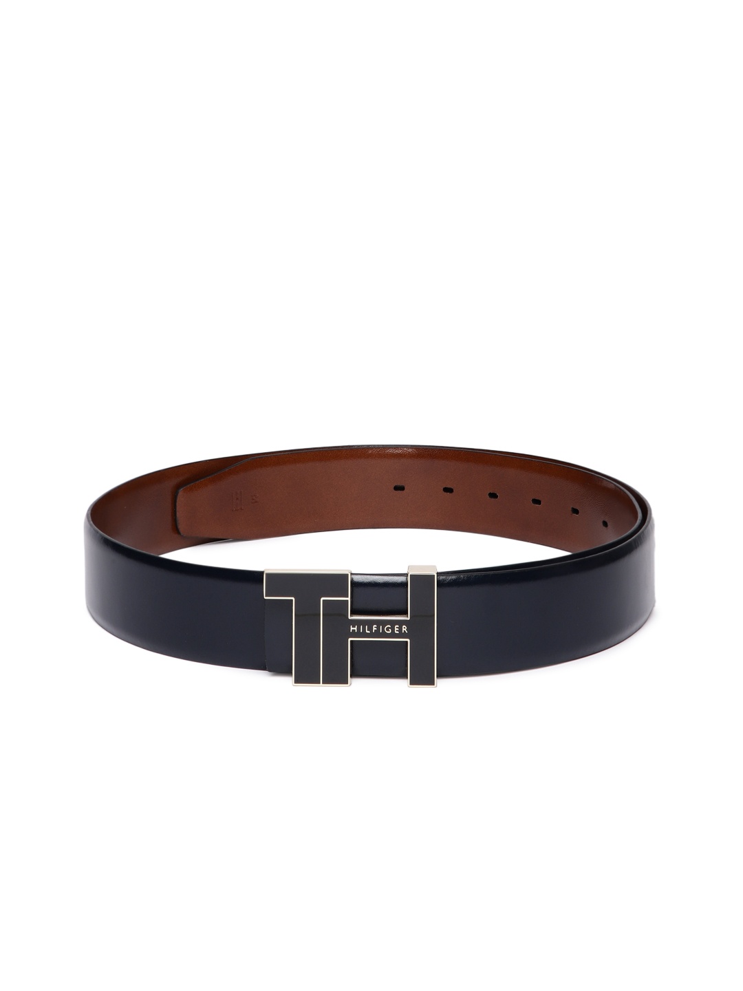 

Tommy Hilfiger Men Reversible Leather Belt, Navy blue