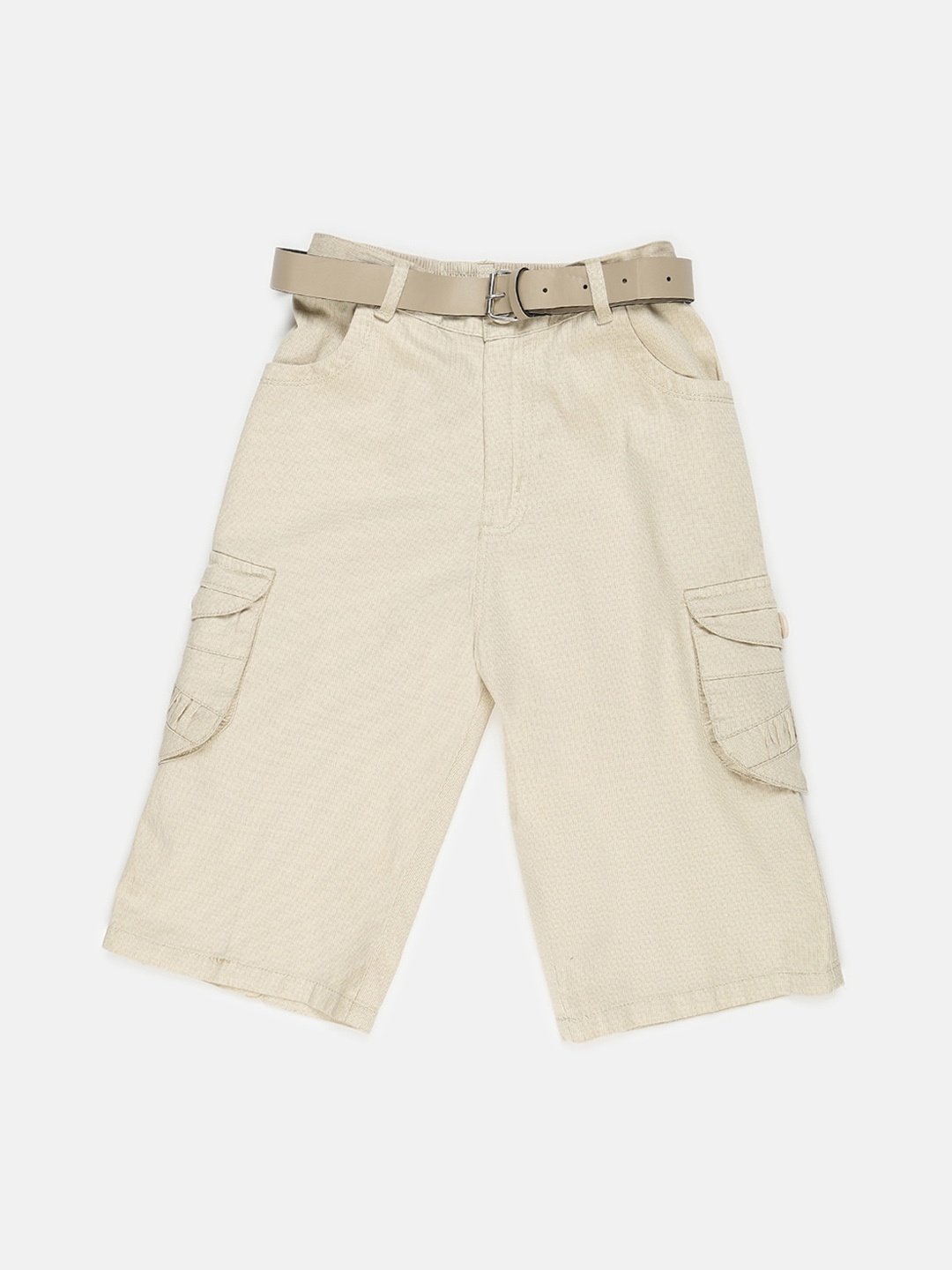 

V2 Value & Variety Boys Mid-Rise Cotton Cargo Shorts, Black