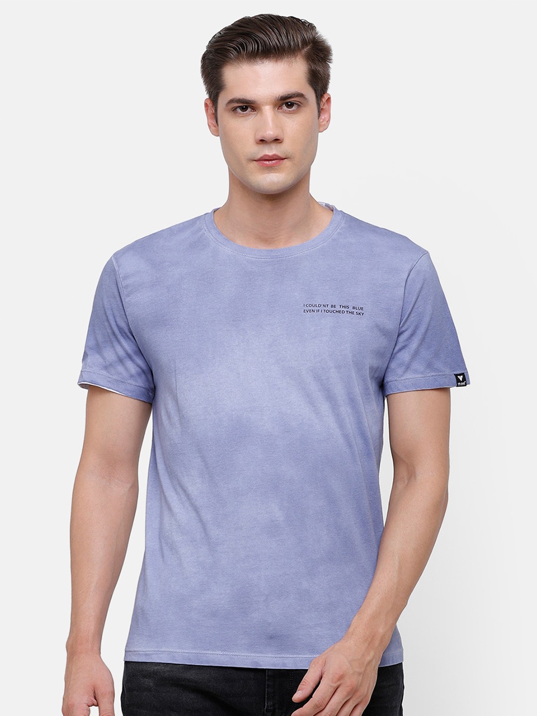 

Voi Jeans Men Slim Fit Cotton T-Shirt, Purple