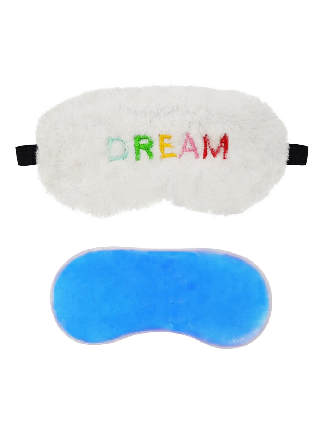 

JENNA Self Design Sleeping Eye Mask With Cooling Ice Gel, White