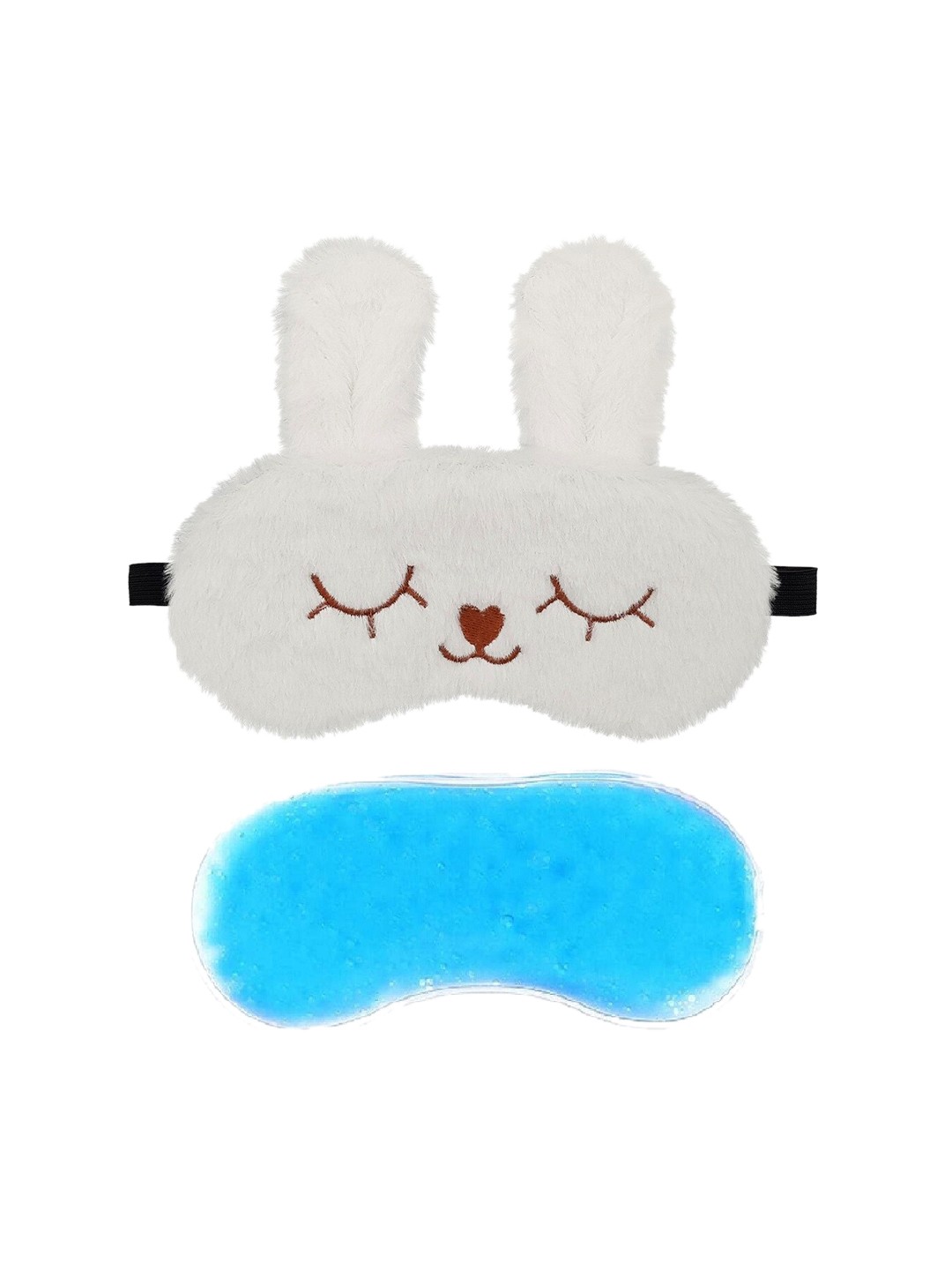 

JENNA Self Design Sleeping Eye Mask With Cooling Ice Gel, White
