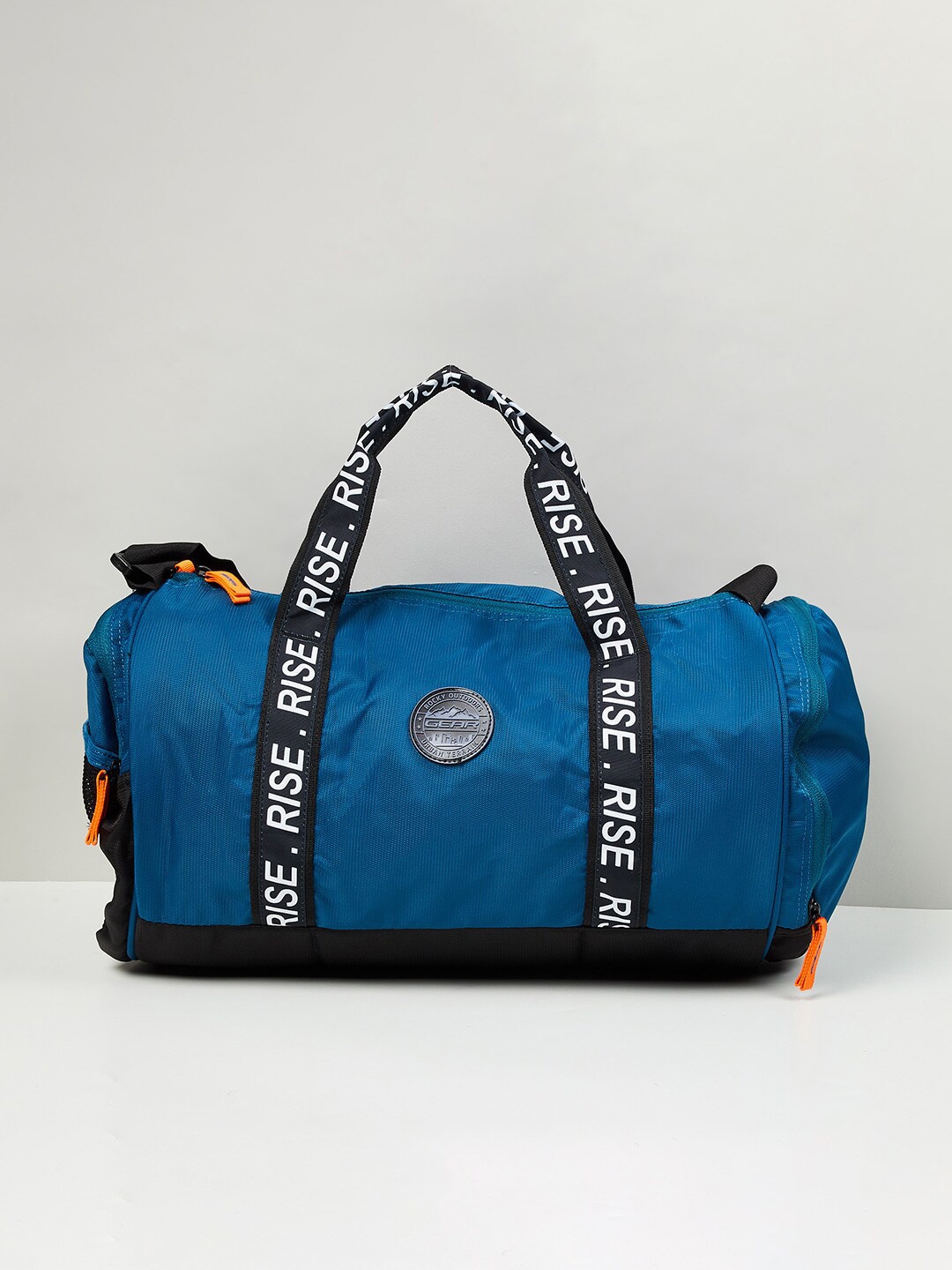 

max Men Self-Design Duffle Bag, Blue
