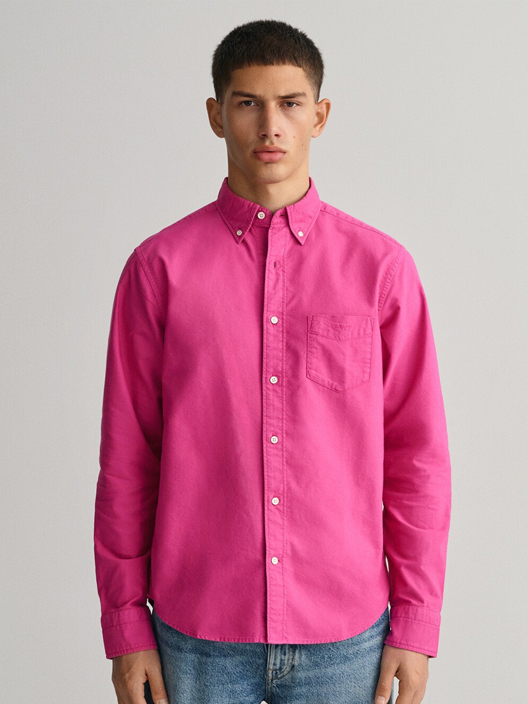 

GANT Men Comfort Cotton Oxford Casual Shirt, Pink