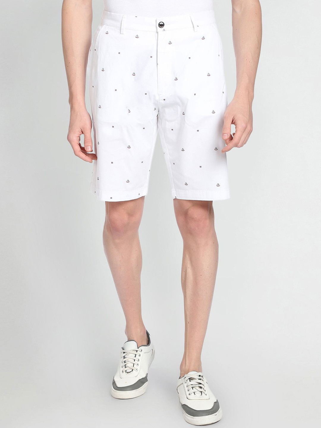 

Arrow Sport Men Conversational Printed Shorts, White