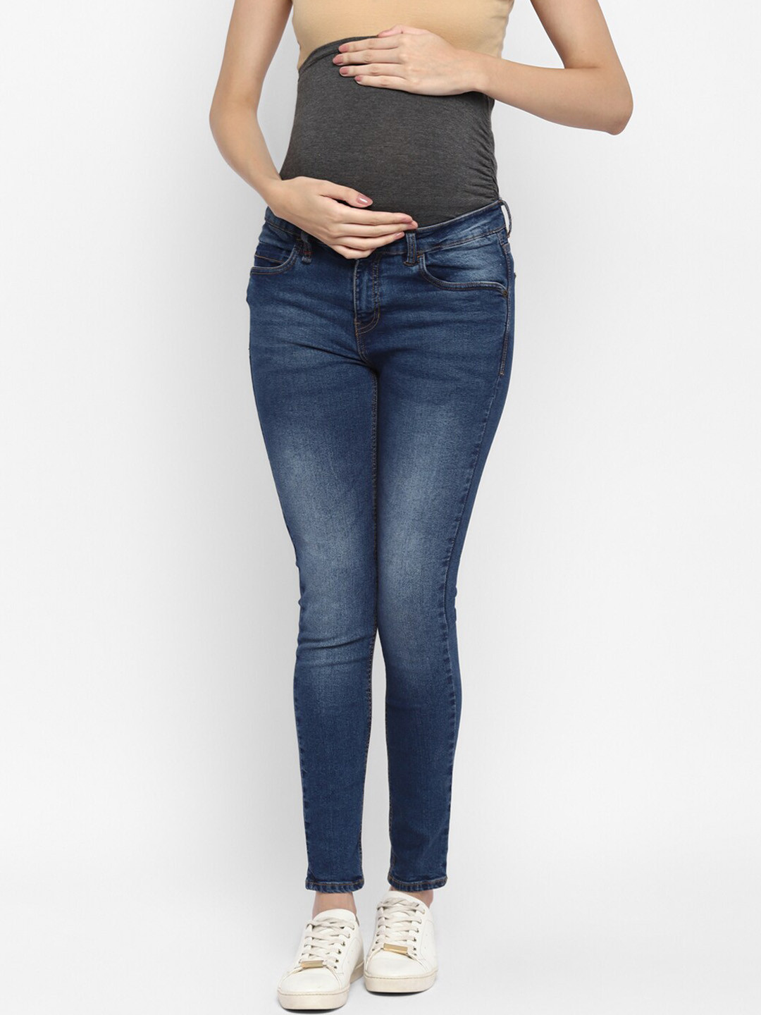 

Momsoon Maternity Women Basic Belly Band Shapewear, Grey