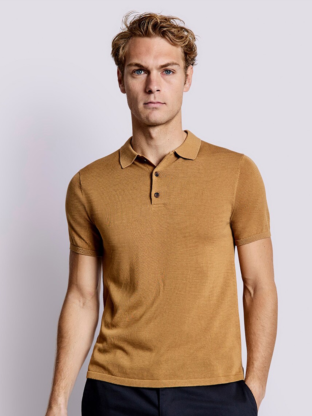 

Bruun & Stengade Men Brown T-shirt