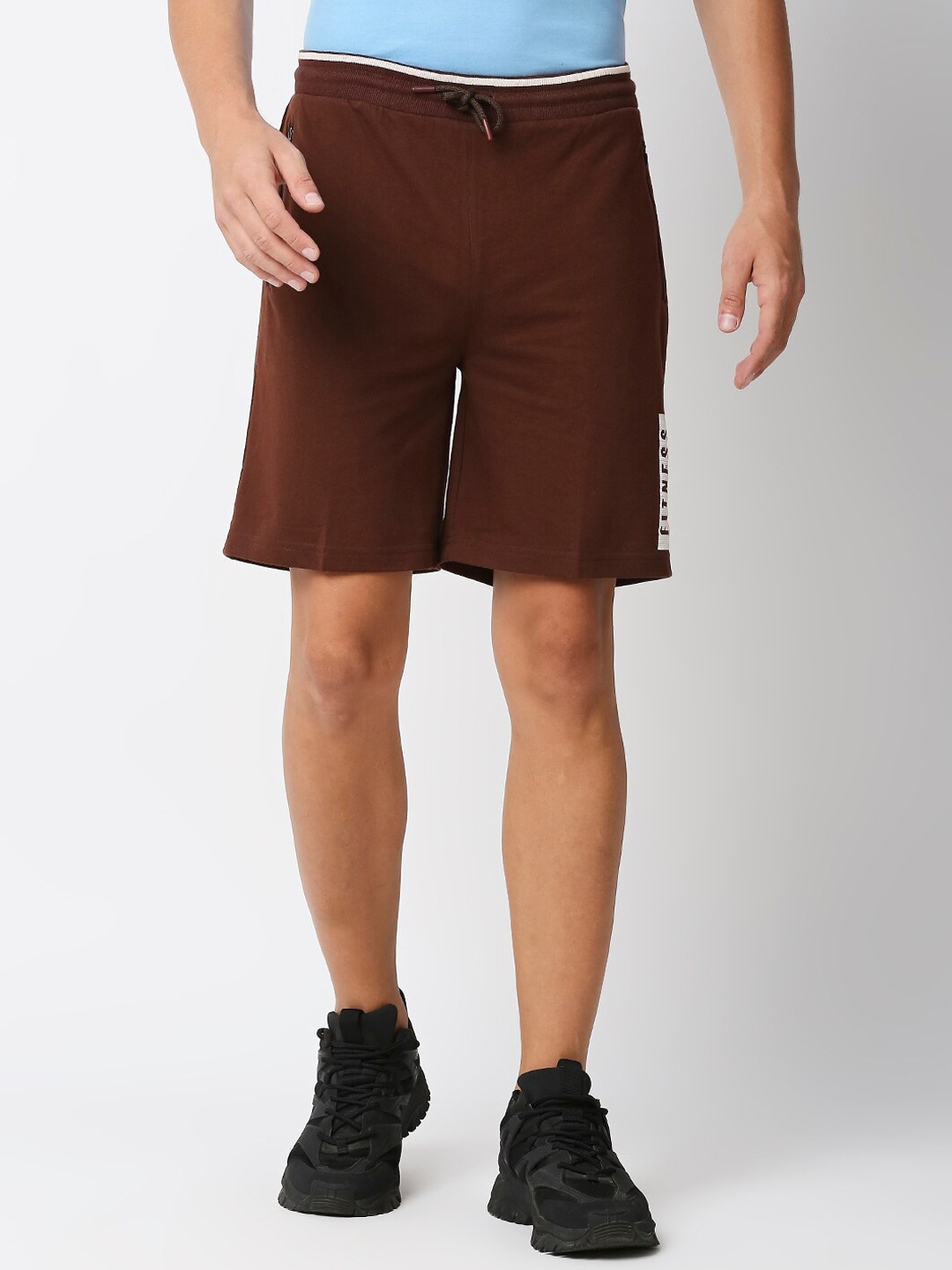 

FiTZ Men Slim Fit Outdoor Sports Shorts, Brown