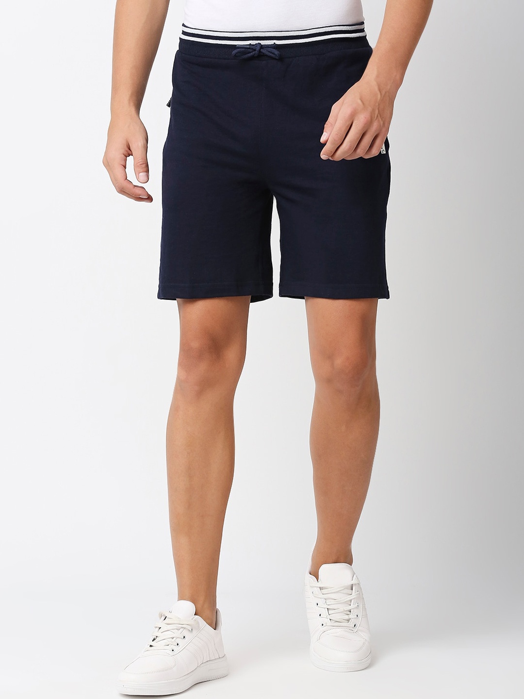 

FiTZ Men Slim Fit Outdoor Sports Shorts, Navy blue