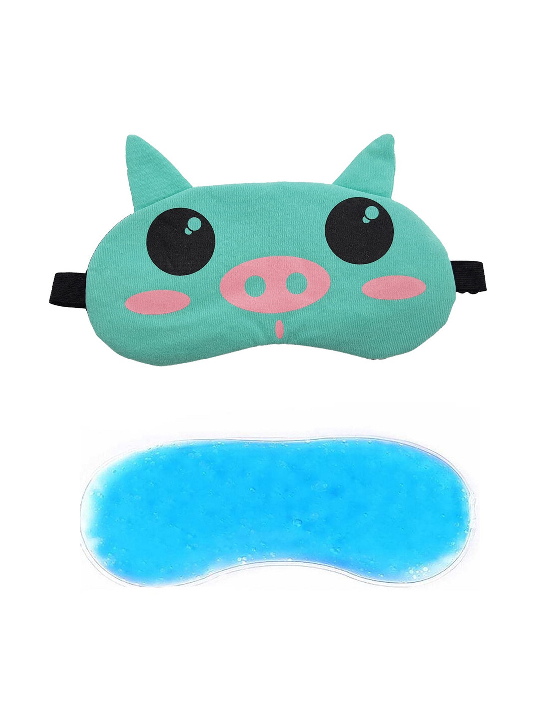 

JENNA Sleeping Eye Mask With Cooling, Relaxing and Soothing Ice Gel, Green