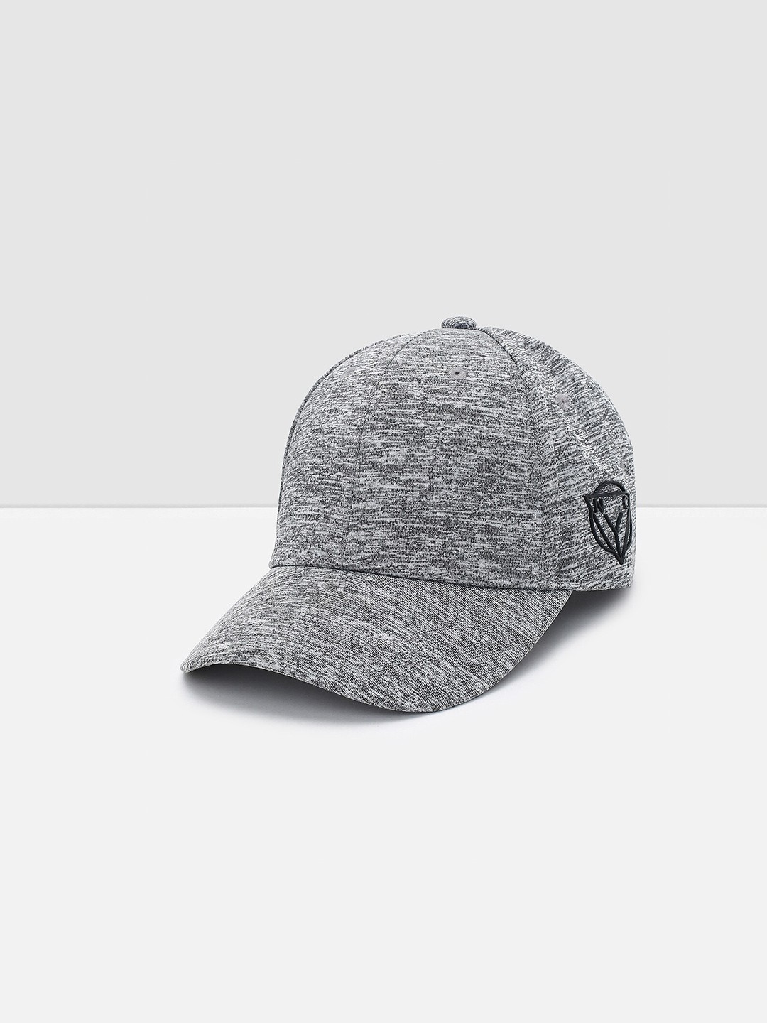 

max Men Self Design Baseball Cap, Grey