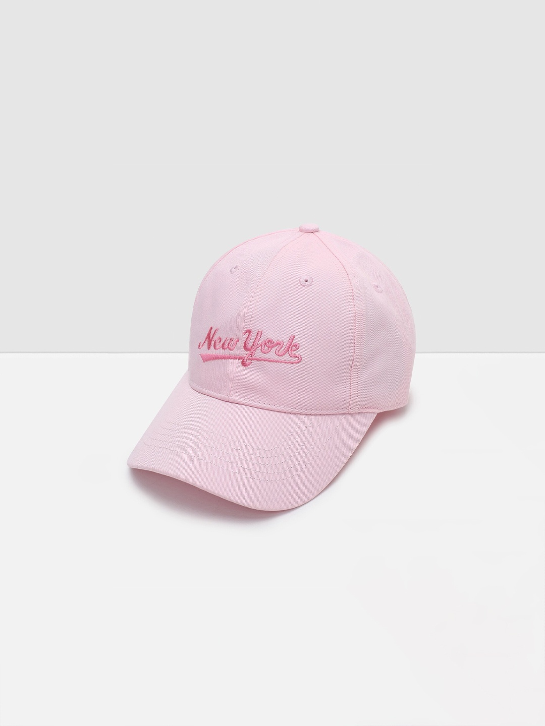 

max Women Self Design Baseball Cap, Pink