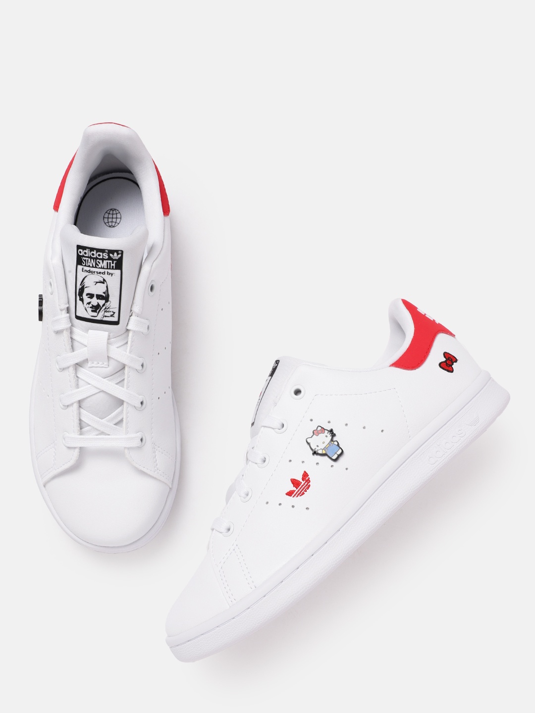

ADIDAS Kids Stan Smith Walking Shoes, White