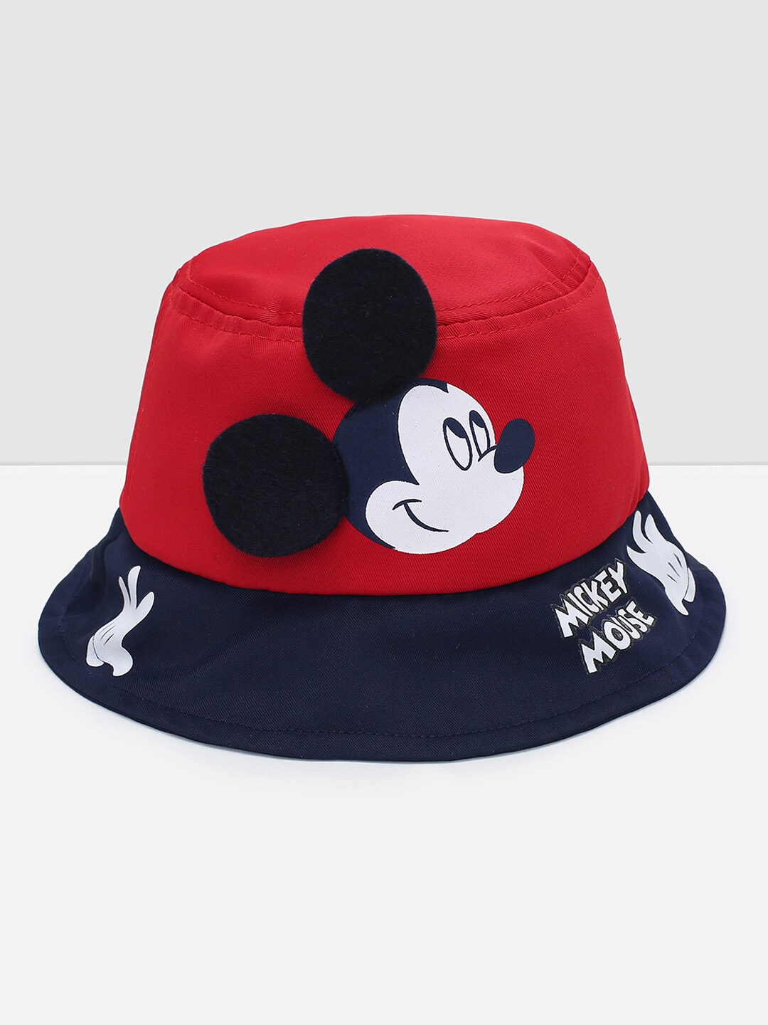 

max Boys Mickey Mouse Printed Bucket Hat, Red