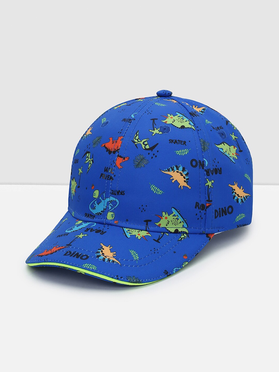 

max Boys Printed Baseball Cap, Blue