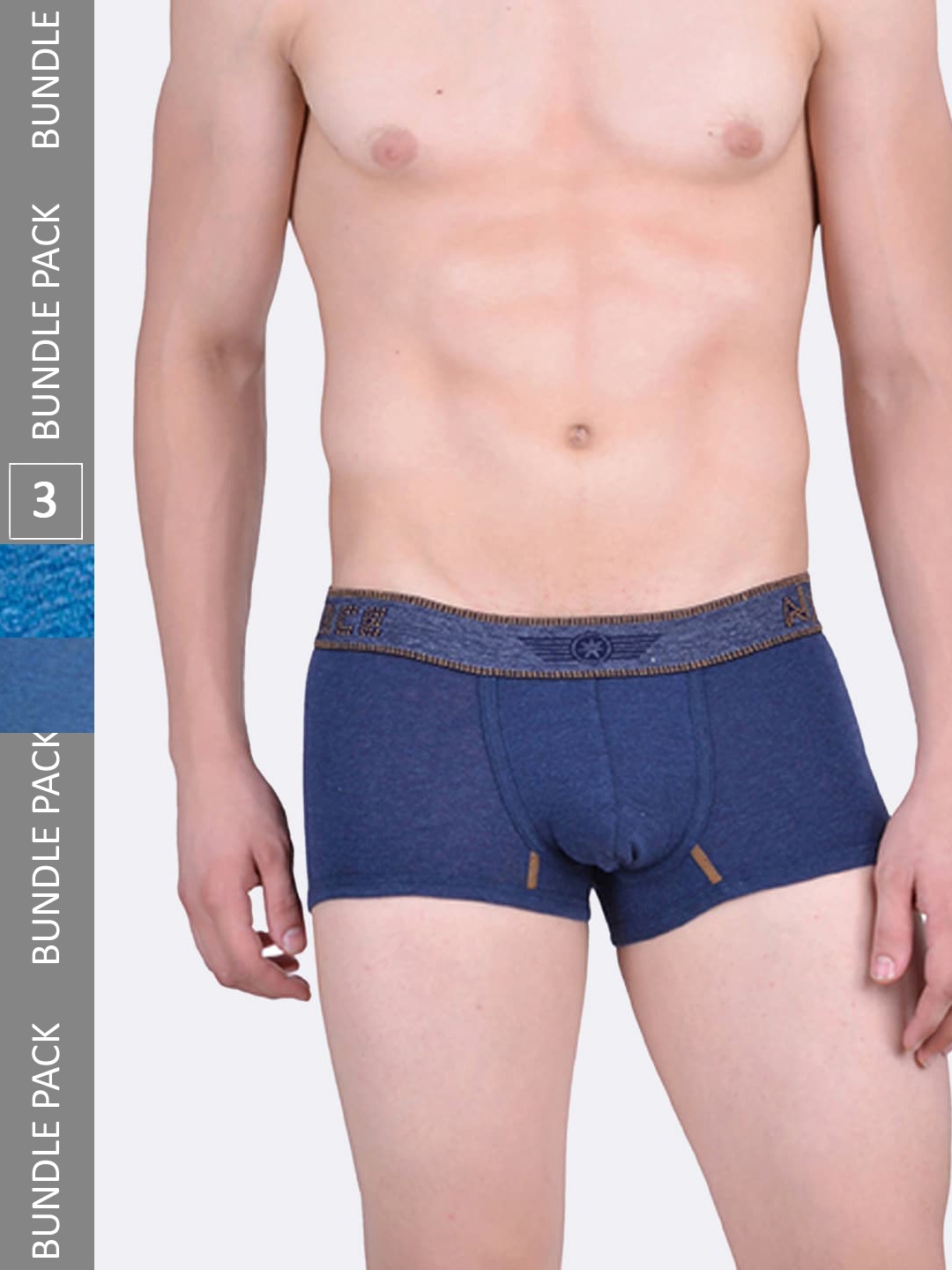 

Force NXT Men Pack Of 3 Assorted Cotton Trunks