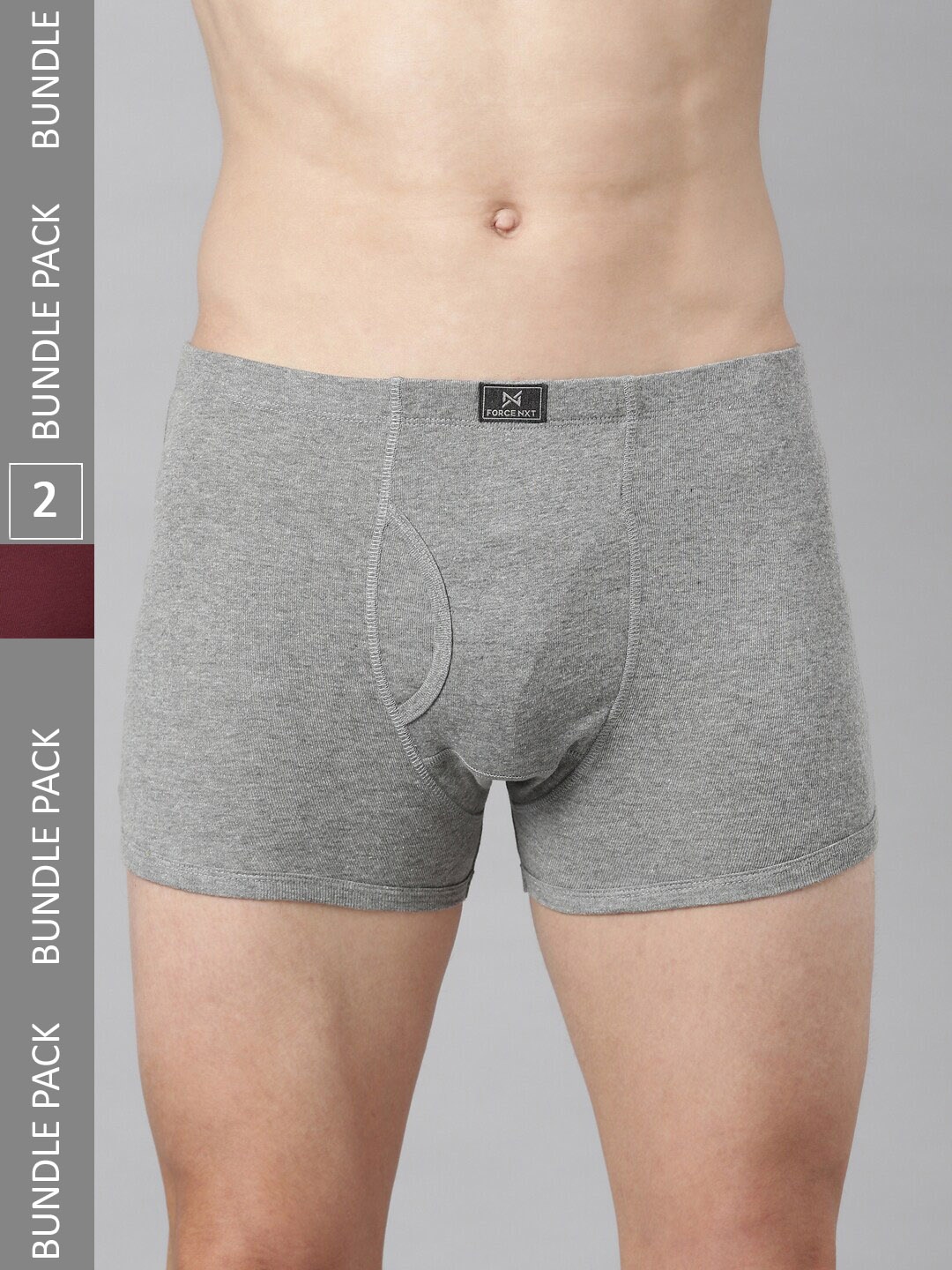 

Force NXT Men Pack Of 2 Assorted Cotton Trunks With ULTRA FRESH Technology