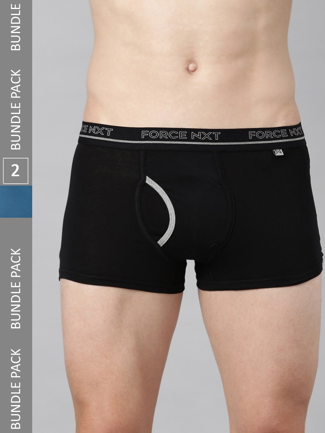 

Force NXT Men Pack Of 2 Assorted Cotton Premium Trunk With ULTRA FRESH Technology