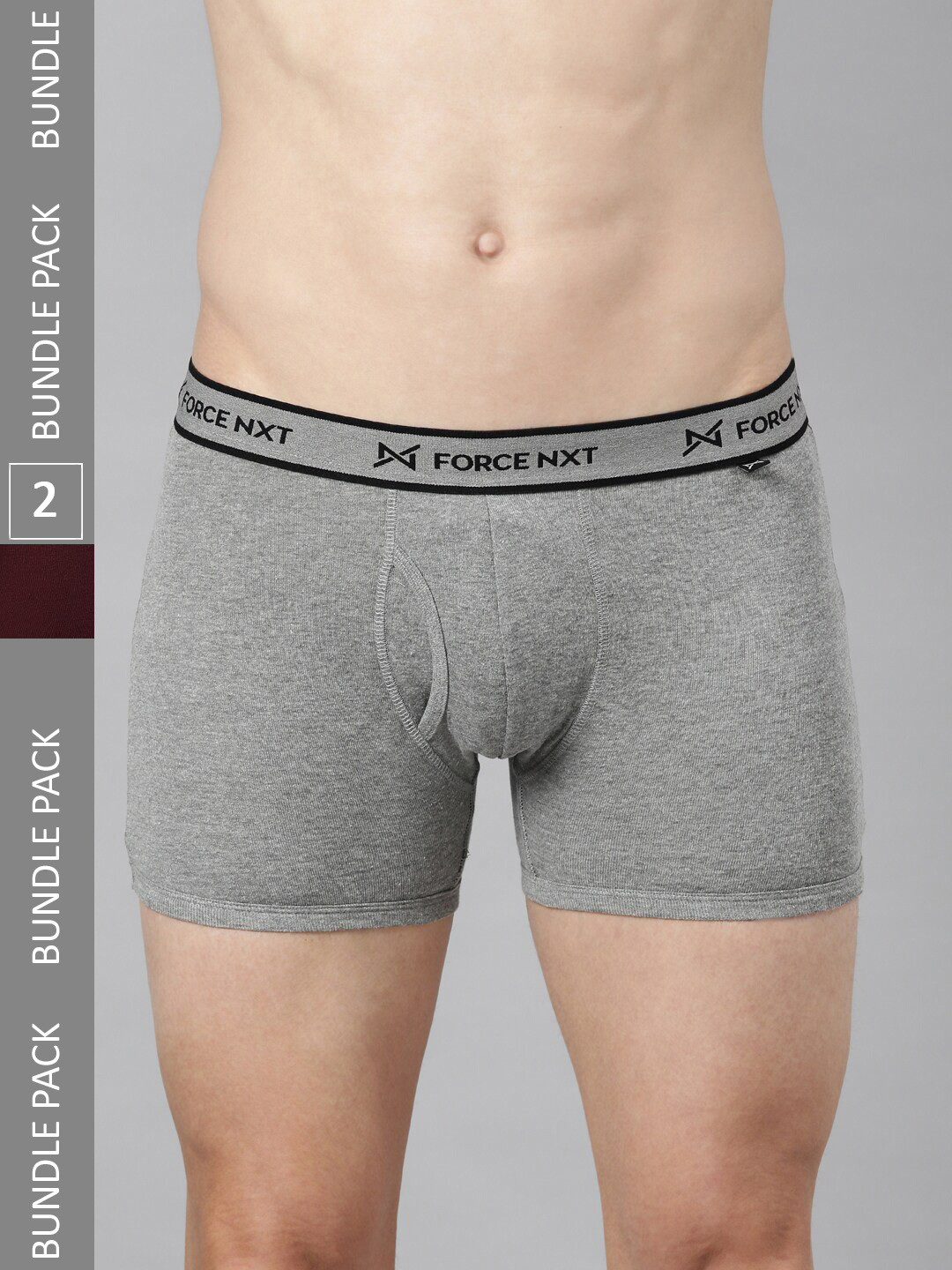 

Force NXT Men Pack Of 2 Assorted Cotton Trunks With ULTRA FRESH Technology