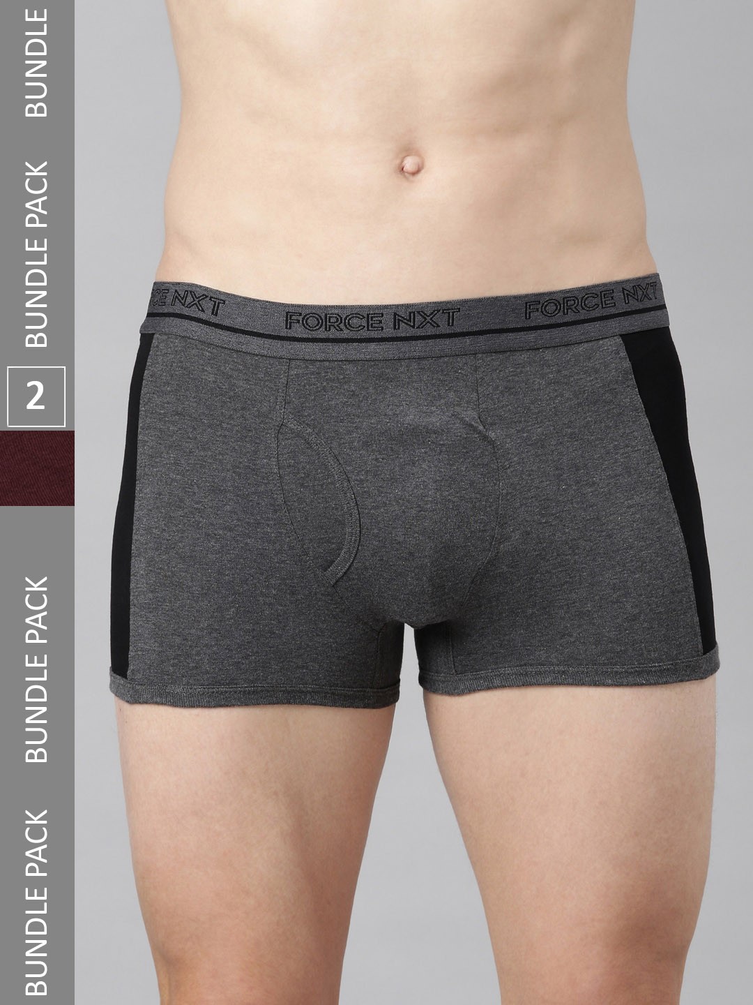 

Force NXT Men Pack Of 2 Assorted Trunks With ULTRA FRESH Technology