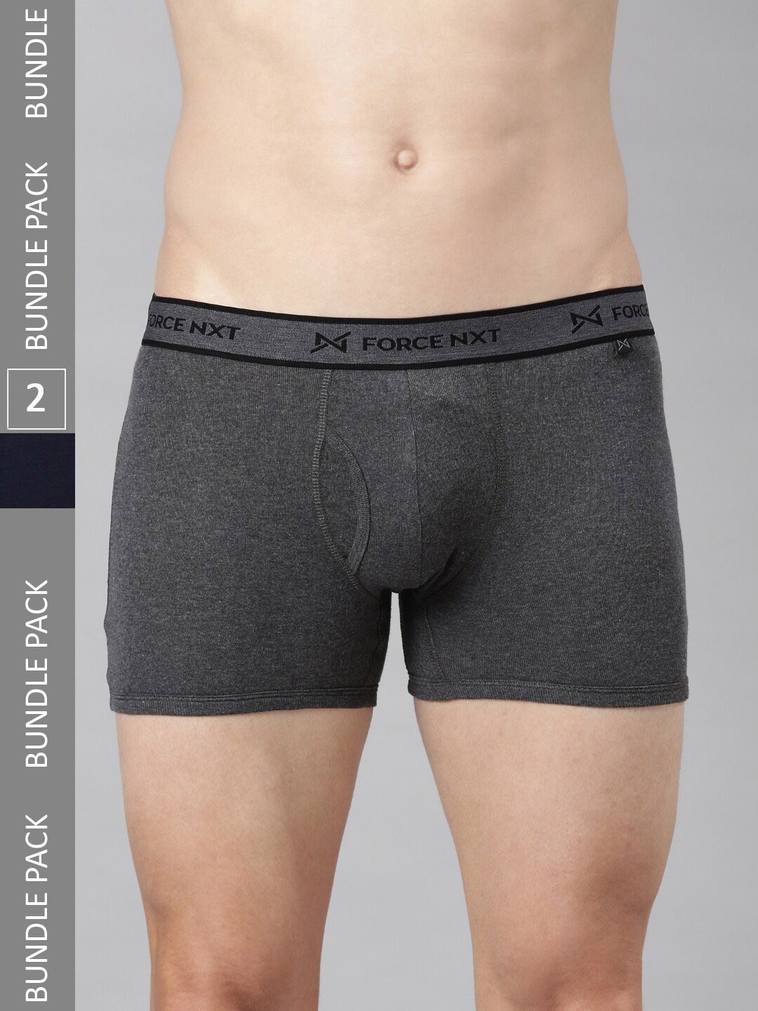 

Force NXT Men Pack Of 2 Assorted Cotton Trunks With ULTRA FRESH Technology