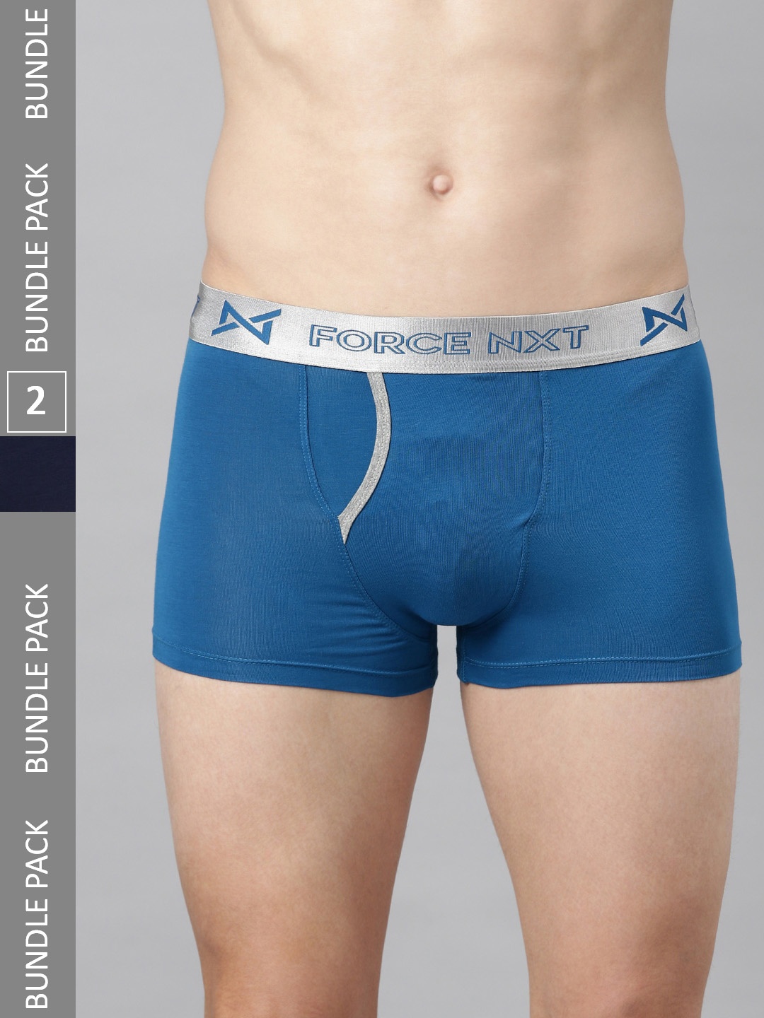 

Force NXT Men Pack Of 2 Assorted Cotton Trunks MNFL-65-R3-BLUE-NAVY-PO2