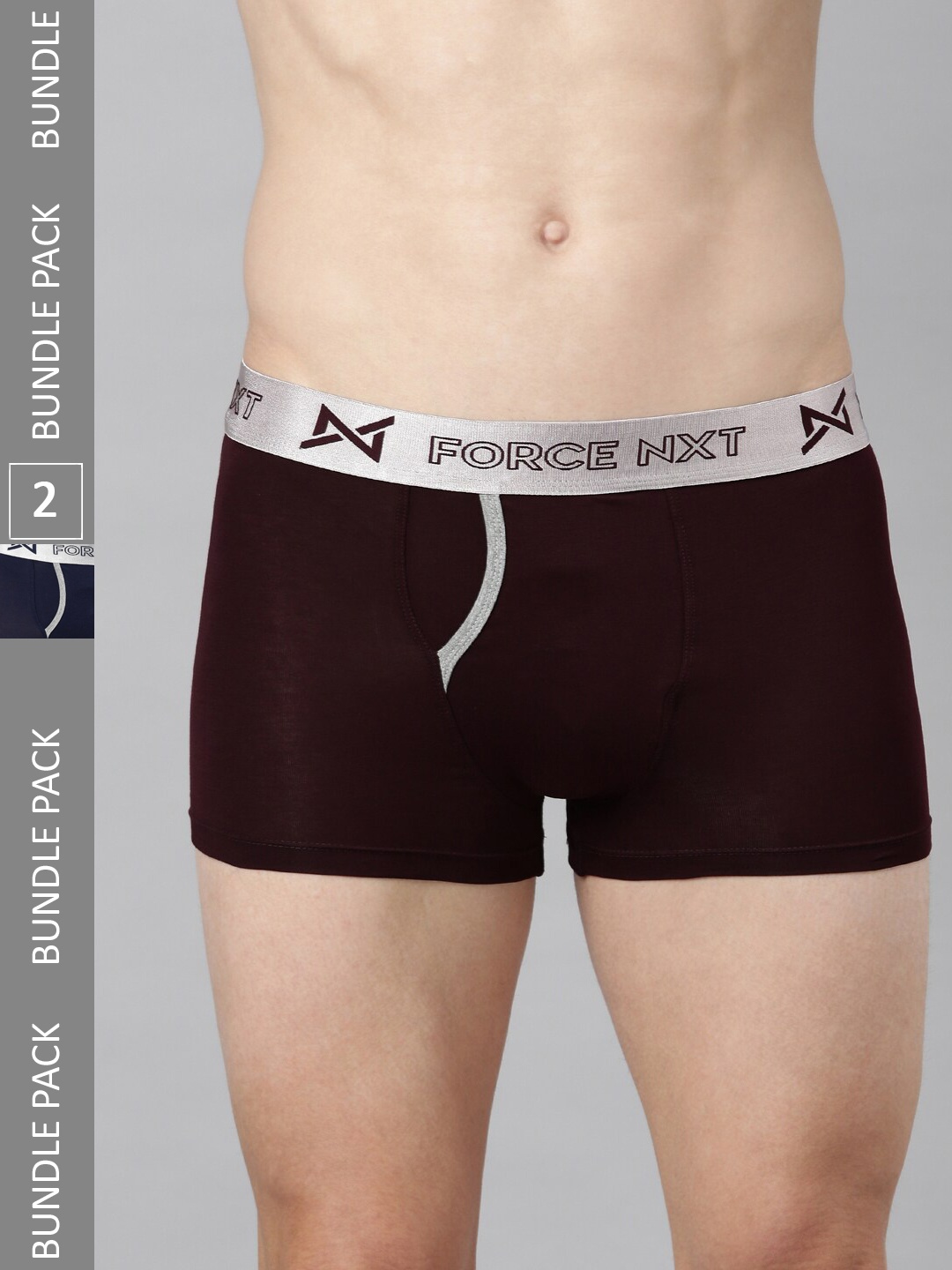 

Force NXT Men Pack Of 2 Assorted Cotton Trunks