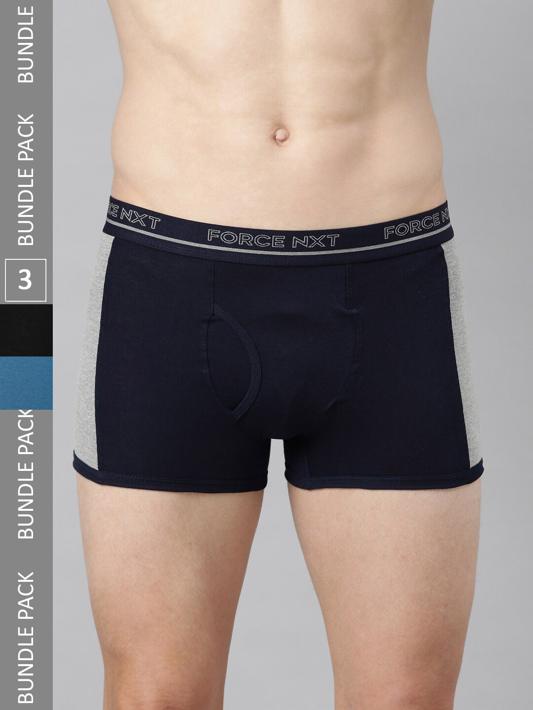 

Force NXT Men Pack Of 3 Assorted Trunks