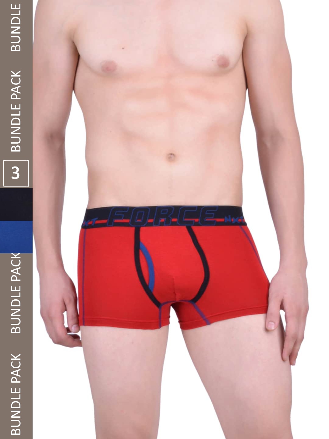 

Force NXT Men Pack Of 2 Assorted Cotton Trunks