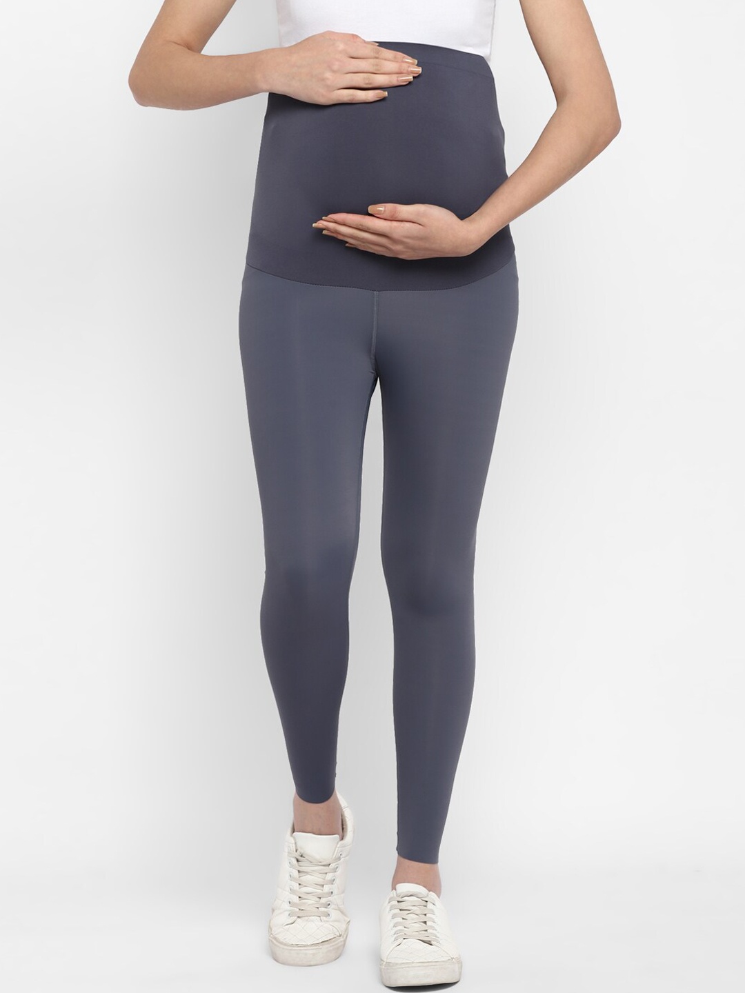 

Momsoon Maternity High Waist Tights, Blue