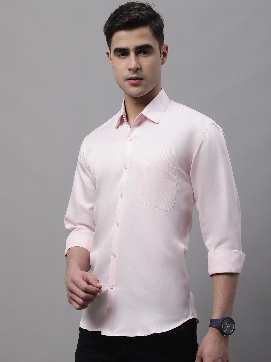 

JAINISH Men Classic Casual Shirt, Pink